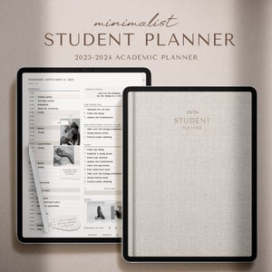 Digital Planner | Student Planner |  iPad Planner | GoodNotes Planner | Academic Planner 2023-2024 | College Planner |  Daily Planner iPad