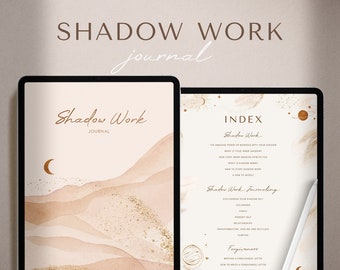 Shadow Work Journal | Healing Journal | Mental Health | Anxiety Journal | Therapy Journal | Inner Child Healing | Spiritual Journal for iPad