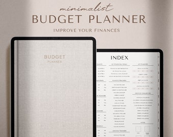 Pianificatore di budget/Pianificatore digitale/Budget mensile/Pianificatore per iPad/Modello di budget/Pianificatore finanziario/Tracciatore di budget/Pianificatore finanziario