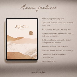 Self Care Planner | Digital Planner | Goodnotes Planner | iPad Planner ...