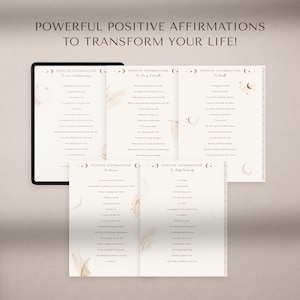 Manifestation Journal, Law of Attraction, Manifest, Digital Journal, Positive Affirmations, Manifest Journal, Manifesting Journal, GoodNotes Journal, Gratitude Journal, Notebook, Vision Board, Self Care, Meditation, Daily Journal, Mental Health