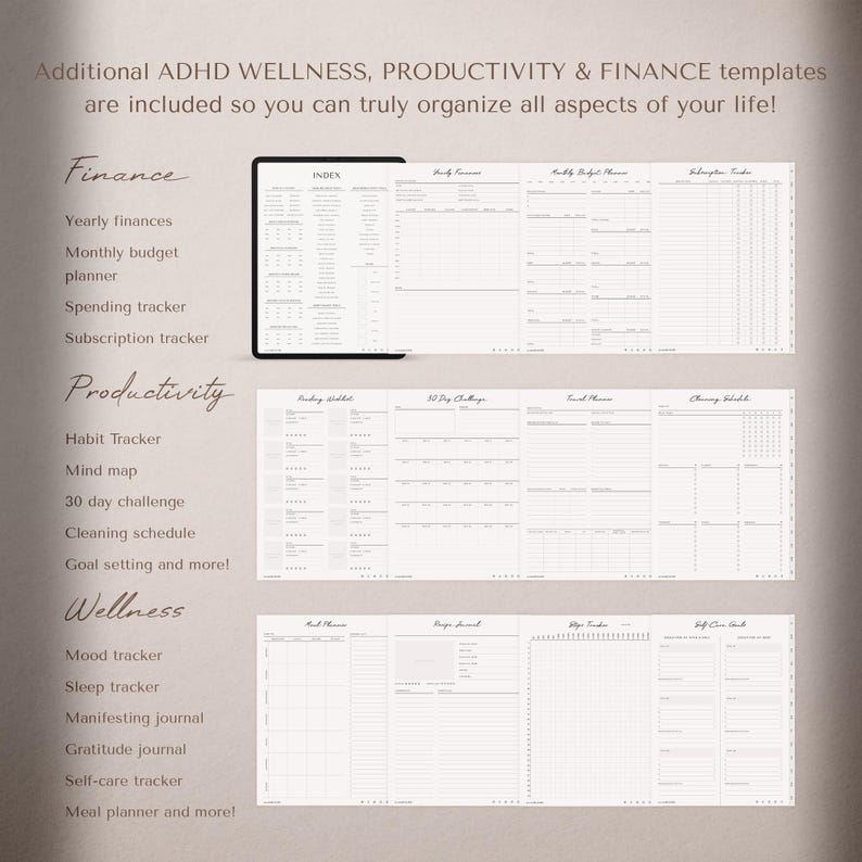 ADHD Digital Planner, 2026 ADHD Planner, GoodNotes ADHD Planner, iPad ADHD Planner, Notability ADHD Planner, Daily ADHD Planner, Weekly ADHD Planner, Monthly ADHD Planner, Student ADHD Planner, Academic ADHD Planner, Productivity ADHD Planner, Neurodivergent Planner, Executive Function Planner, Focus Planner, Time Management Planner, Routine Planner, Habit Tracker Planner, Digital ADHD Journal, Digital Organizer, Notability Planner, Printable ADHD Planner, Dated ADHD Planner