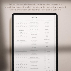 ADHD Digital Planner, 2026 2027 ADHD Planner, GoodNotes ADHD Planner, iPad ADHD Planner, Notability ADHD Planner, Daily ADHD Planner, Weekly ADHD Planner, Monthly ADHD Planner, Student ADHD Planner, Academic ADHD Planner, Productivity ADHD Planner, Neurodivergent Planner, Executive Function Planner, Focus Planner, Time Management Planner, Routine Planner, Habit Tracker Planner, Digital ADHD Journal, Digital Organizer, Notability Planner, Printable ADHD Planner, Dated ADHD Planner, 2026-2027
