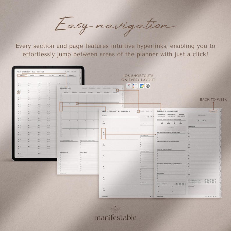 ADHD Digital Planner, 2026 2027 ADHD Planner, GoodNotes ADHD Planner, iPad ADHD Planner, Notability ADHD Planner, Daily ADHD Planner, Weekly ADHD Planner, Monthly ADHD Planner, Student ADHD Planner, Academic ADHD Planner, Productivity ADHD Planner, Neurodivergent Planner, Executive Function Planner, Focus Planner, Time Management Planner, Routine Planner, Habit Tracker Planner, Digital ADHD Journal, Digital Organizer, Notability Planner, Printable ADHD Planner, Dated ADHD Planner, 2026-2027
