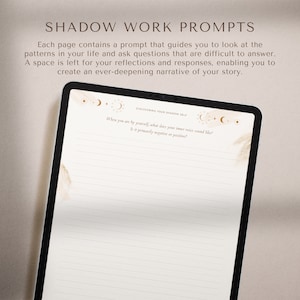 Shadow Work Journal, Digital Journal, Journal Prompts, Therapy Journal, Healing Journal, Anxiety Journal, Book of Shadows, Mindfulness Journal, Shadow Work Prompts, Mental Health, GoodNotes Journal, Grimoire Journal, Manifestation Inner Child Healing