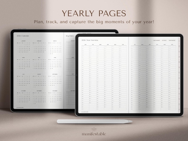 2026 digital planner, weekly planner, monthly planner, daily planner, GoodNotes planner, Notability planner, iPad planner, minimalist digital planner, aesthetic planner, hyperlinked PDF planner, productivity planner, goal planner, wellness planner, landscape layout, Monday start, Sunday start, tablet planner, time-blocking planner, student planner, planner for professionals, open book design, clean modern layout, ADHD planner, digital life planner, digital agenda, all-in-one planner 2026