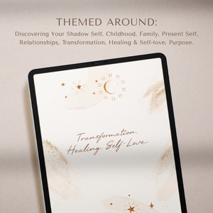 Shadow Work Journal, Digital Journal, Journal Prompts, Therapy Journal, Healing Journal, Anxiety Journal, Book of Shadows, Mindfulness Journal, Shadow Work Prompts, Mental Health, GoodNotes Journal, Grimoire Journal, Manifestation Inner Child Healing