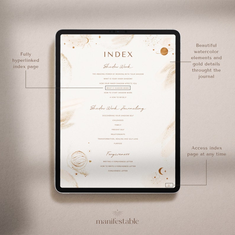 Shadow Work Journal, Digital Journal, Journal Prompts, Therapy Journal, Healing Journal, Anxiety Journal, Book of Shadows, Mindfulness Journal, Shadow Work Prompts, Mental Health, GoodNotes Journal, Grimoire Journal, Manifestation Inner Child Healing