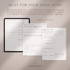ADHD Digital Planner, 2026 ADHD Planner, GoodNotes ADHD Planner, iPad ADHD Planner, Notability ADHD Planner, Daily ADHD Planner, Weekly ADHD Planner, Monthly ADHD Planner, Student ADHD Planner, Academic ADHD Planner, Productivity ADHD Planner, Neurodivergent Planner, Executive Function Planner, Focus Planner, Time Management Planner, Routine Planner, Habit Tracker Planner, Digital ADHD Journal, Digital Organizer, Notability Planner, Printable ADHD Planner, Dated ADHD Planner