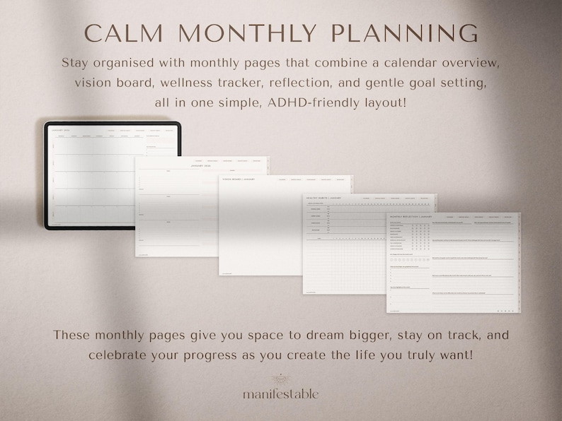 2026 digital planner, weekly planner, monthly planner, daily planner, GoodNotes planner, Notability planner, iPad planner, minimalist digital planner, aesthetic planner, hyperlinked PDF planner, productivity planner, goal planner, wellness planner, landscape layout, Monday start, Sunday start, tablet planner, time-blocking planner, student planner, planner for professionals, open book design, clean modern layout, ADHD planner, digital life planner, digital agenda, all-in-one planner 2026