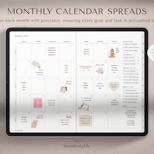 2026 digital planner, weekly planner, monthly planner, daily planner, GoodNotes planner, Notability planner, iPad planner, minimalist digital planner, aesthetic planner, hyperlinked PDF planner, productivity planner, goal planner, wellness planner, landscape layout, Monday start, Sunday start, tablet planner, time-blocking planner, student planner, planner for professionals, open book design, clean modern layout, ADHD planner, digital life planner, digital agenda, all-in-one planner 2026