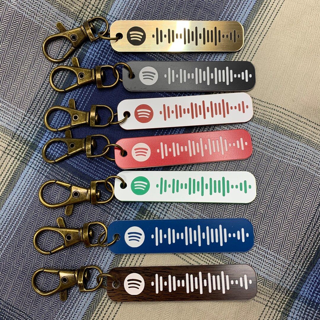 Spotify Code Keyring, Spotify Code Keyring, Spotify Keychain, Playlist Keyring, Personalised