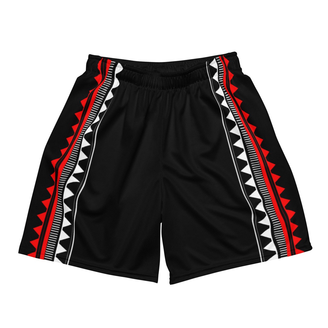 Native Basketball Shorts Mesh Etsy