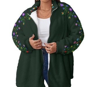 Native Women's Fleece Coat Plus Size