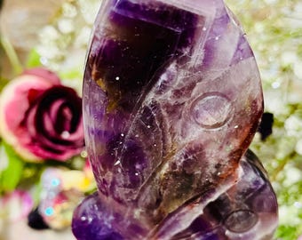 DreamAmethyst Crystal Fairy Carving