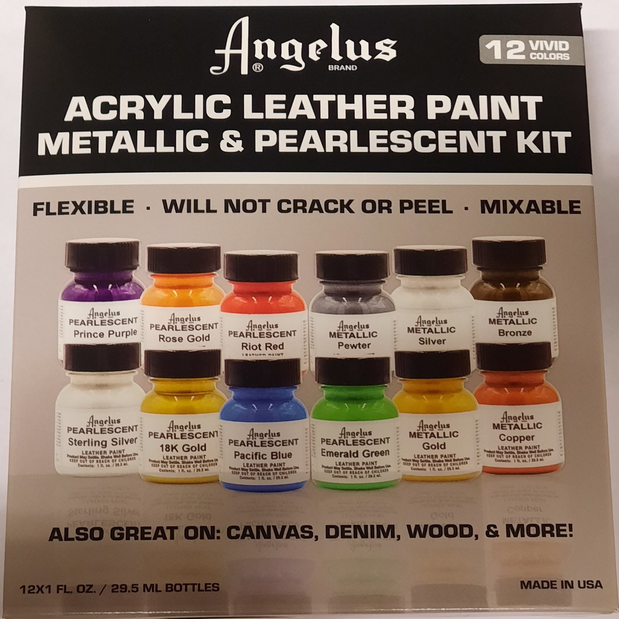 Angelus Leather Preparer Deglazer Lustre Cream Neutral Lotion
