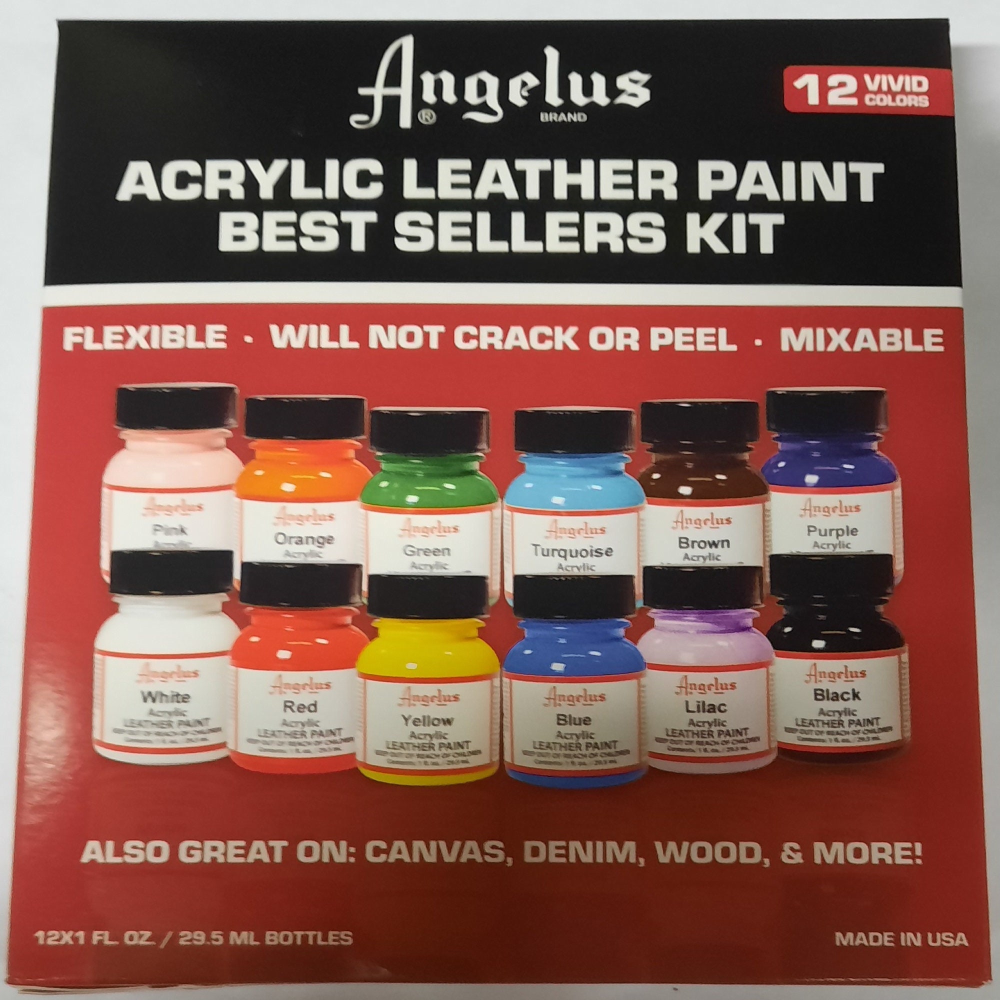 Acrylic Leather Paint For Shoes & Leather Accessories - Premium Shoe Paint  Kit For Sneakers, Bags, Purses & More - Waterproof, Flexible, Long-lasting  Sneaker Paint Kit, High-quality & Affordable
