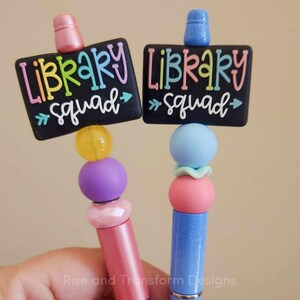 Library Squad Pen | Librarian Pen | Library Squad | Librarians | Librarian Gift | Gifts for Librarians | Library Lovers | Library Gifts