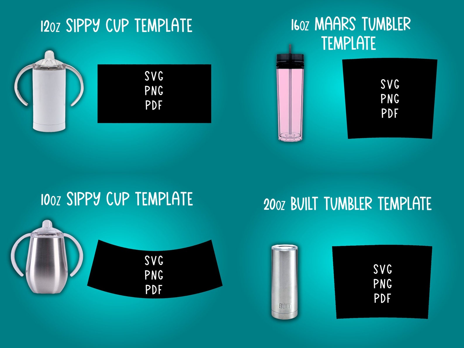 Templates Bundle Kit 1 Tumbler Template Svg Skinny Tumbler Etsy UK