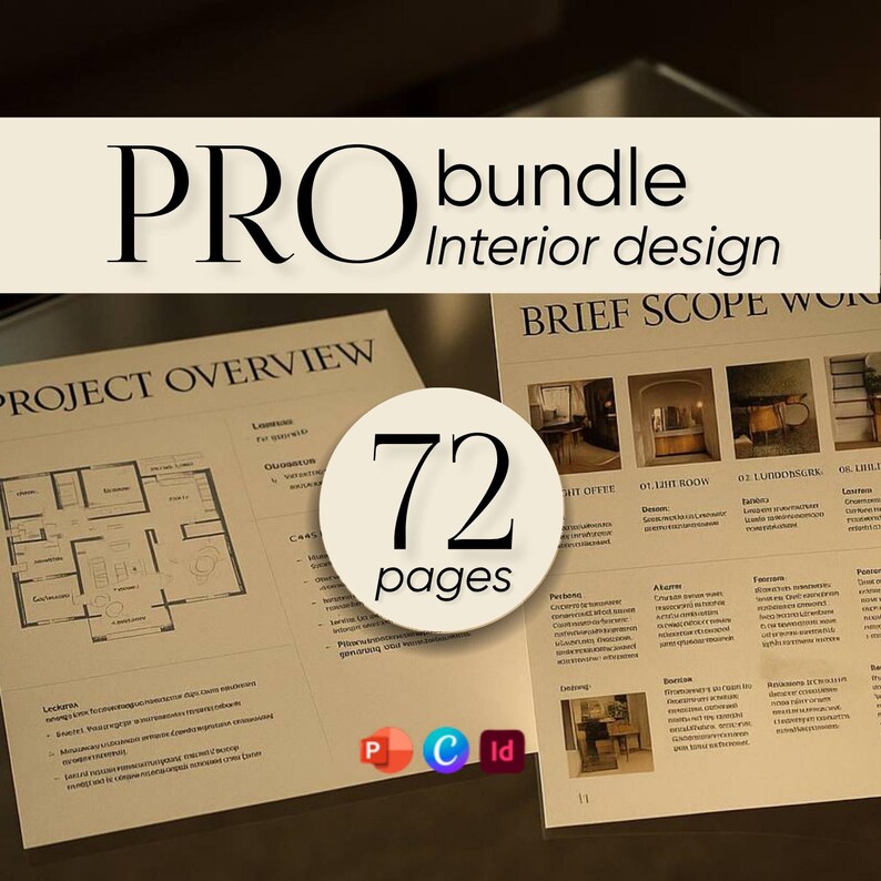 Interior Design Template Pack, Proposal, FF&E Schedule, Project ...