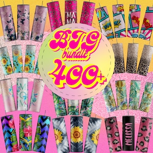 BIG Design bundle 20oz skinny tumbler sublimation png 400+ tumbler sublimation designs tumbler wrap bundle png tumbler design Сommercial use