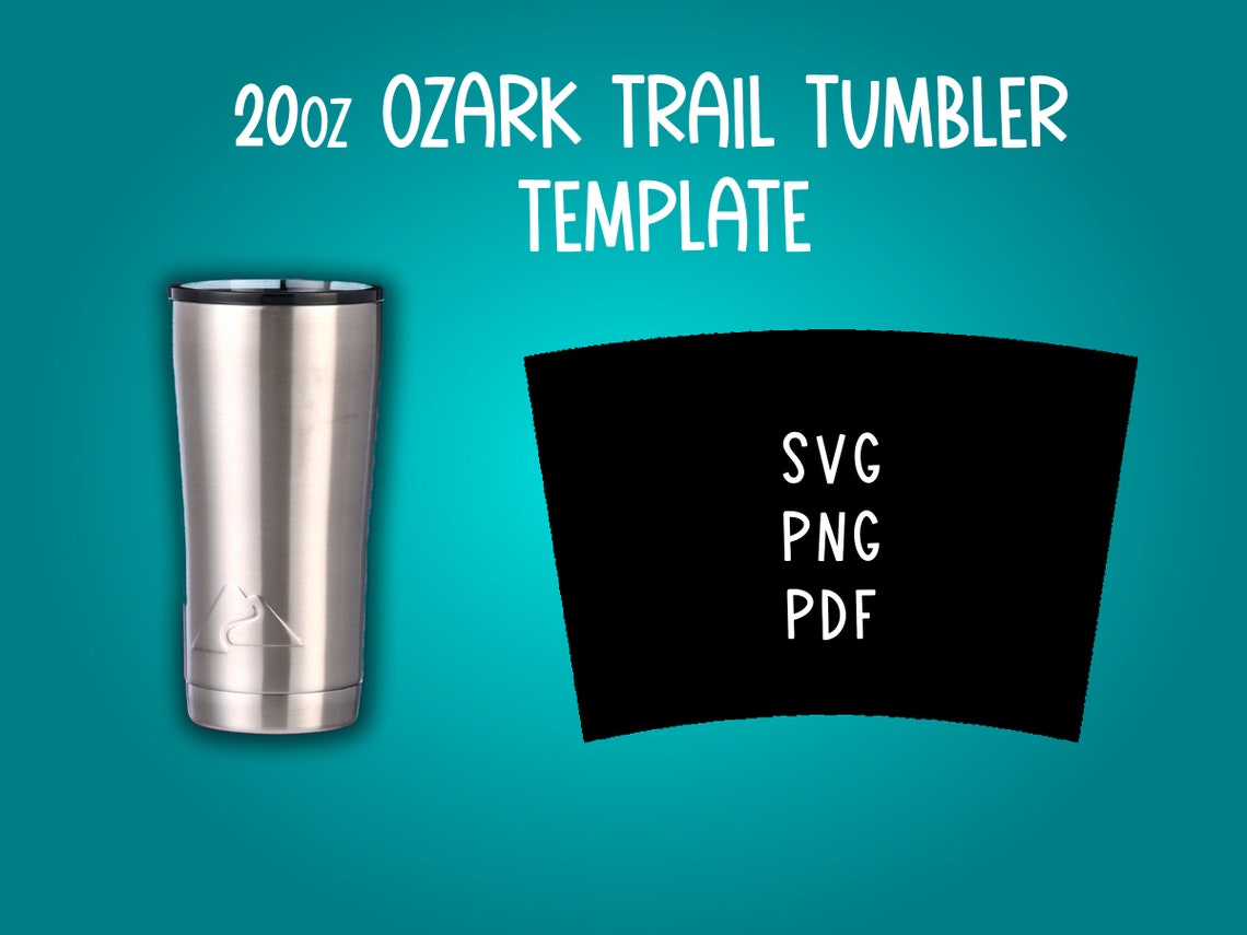 Ozark Trail 20oz Skinny Tumbler Template Sublimation for Etsy