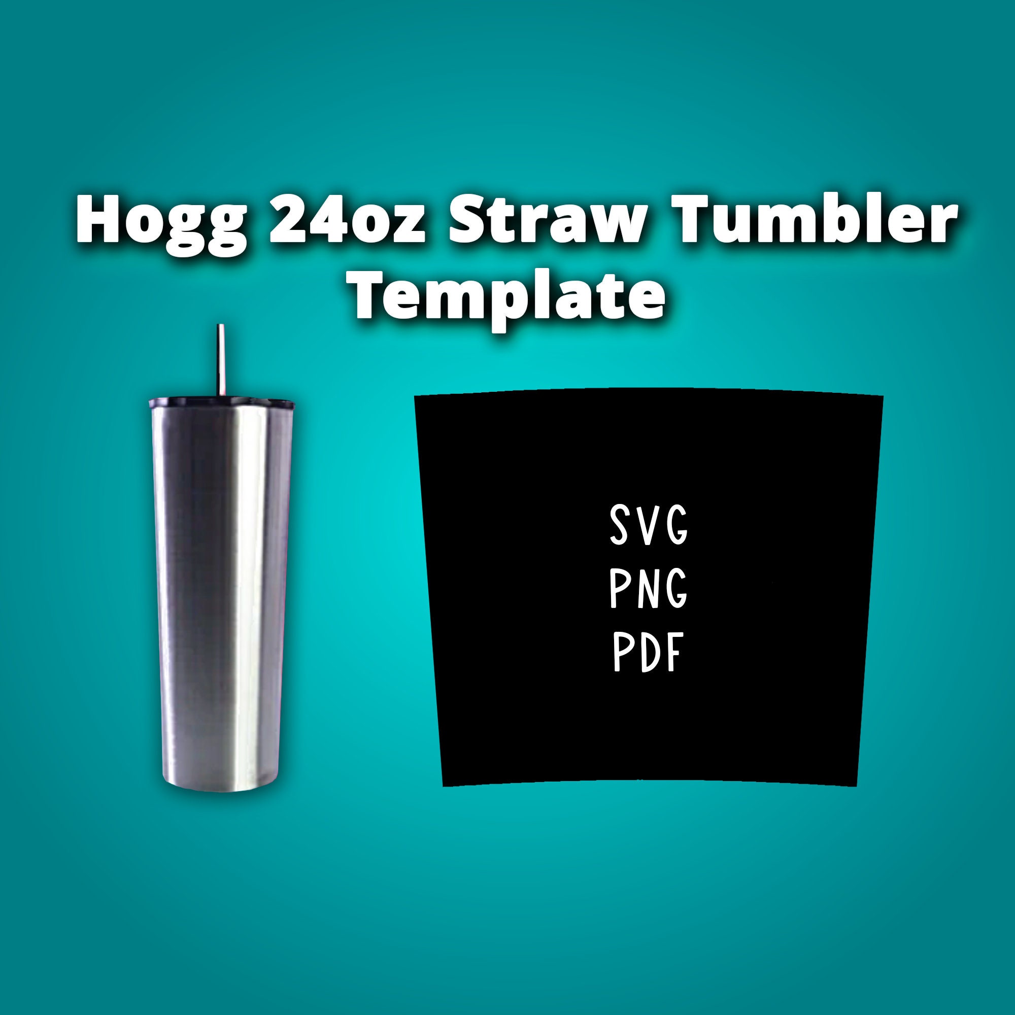 30oz Skinny Tumbler HOGG Stainless Steel With Sliding Lid and