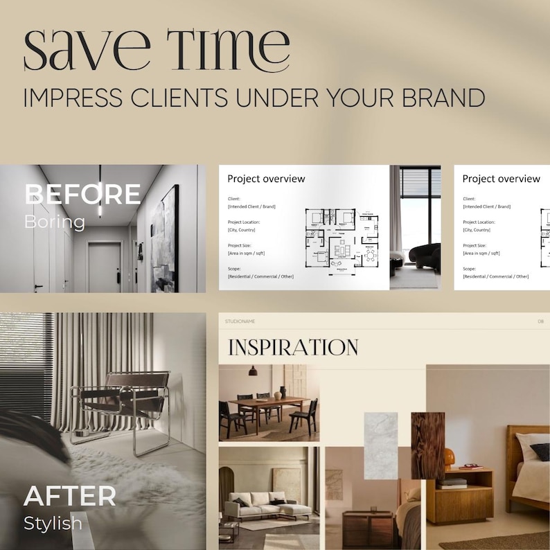 Interior Design Template Pack, FF&E Schedule, Proposal, Project ...