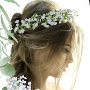 Artificial Baby’s Breath Flower Crown