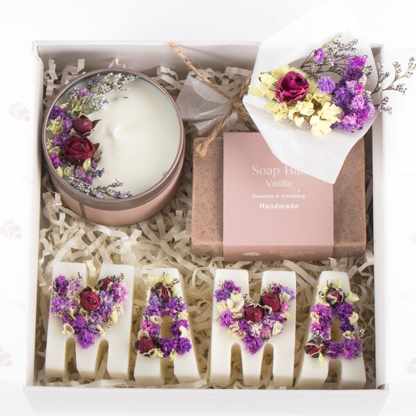 Muttertag Geschenk | Geburtstagsgeschenk für Mama | Geschenkkorb für neue Mutter | Mama Geburtstag | Perfektes Geschenk für Mama | MAMA Set Box