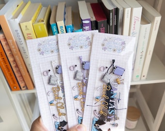 Fantasy Book Club Acrylic Bookmark With Tassel 
