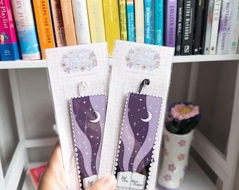 Purple Just One More Chapter Acrylic Bookmark