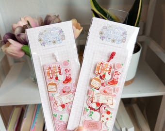 Pink Western Cowboy Romance Book Club Bookmark