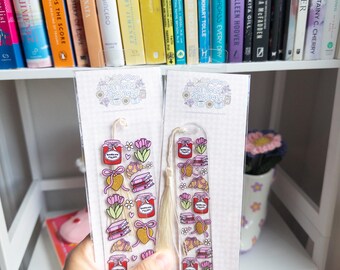 Floral Spring Books Are My Jam Acrylic Bookmark