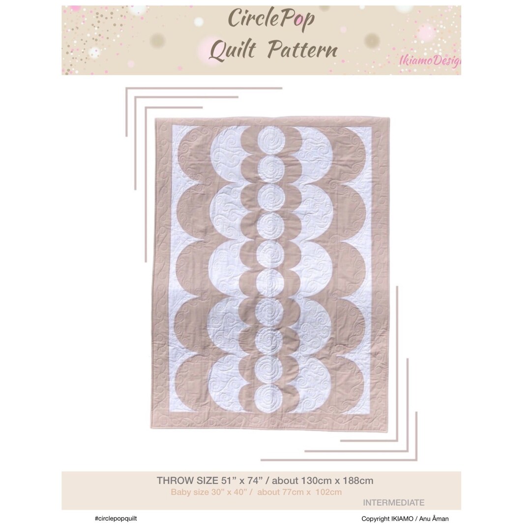 Circle Pop Quilt Pattern Elevate Your Quilting Adventure to Nordic