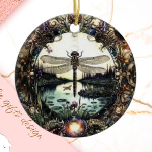 dragonfly  Christmas Ornament, Personalized dragonfly  Ornament, dragonfly  Gift, dragonfly  Christmas Tree Decor,  dragonfly Decoration 343
