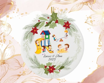 Playground  Christmas Ornament, Personalized Playground  Ornament, Playground  Gift, Playground  Christmas Tree Decor, Playground   Decora