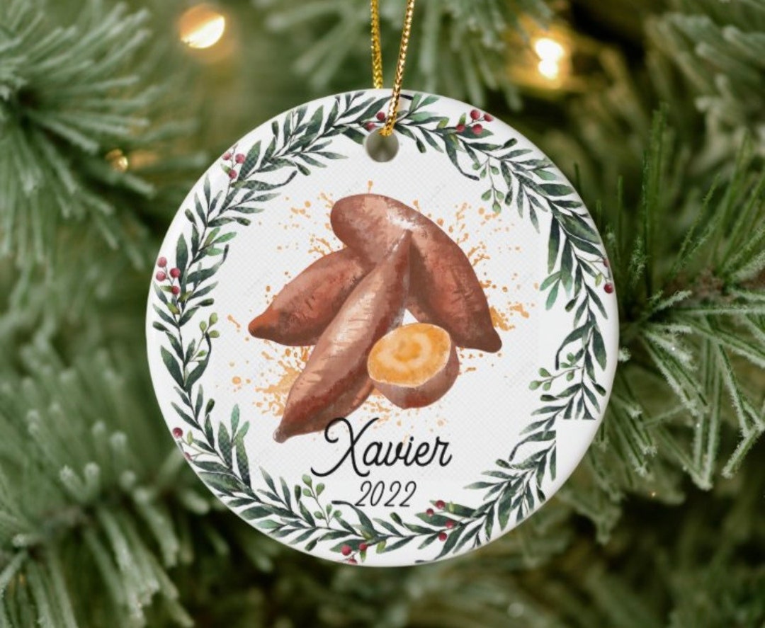 Sweet Potato Christmas Ornament Personalized Sweet Potato - Etsy