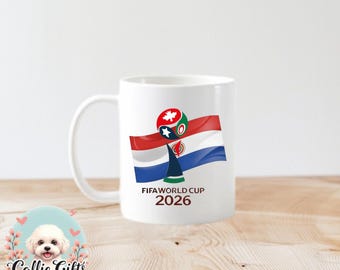 world cup 2026 mug, world cup lover, soccer lover, world cup mug, themed mug, soccer fan, Usa Mexico Canada world cup, Paraguay world cup