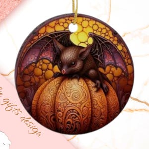 bat  Christmas Ornament, Personalized bat  Ornament, bat  Gift, bat  Christmas Tree Decor,  bat Decoration, rustic wood ornament 412