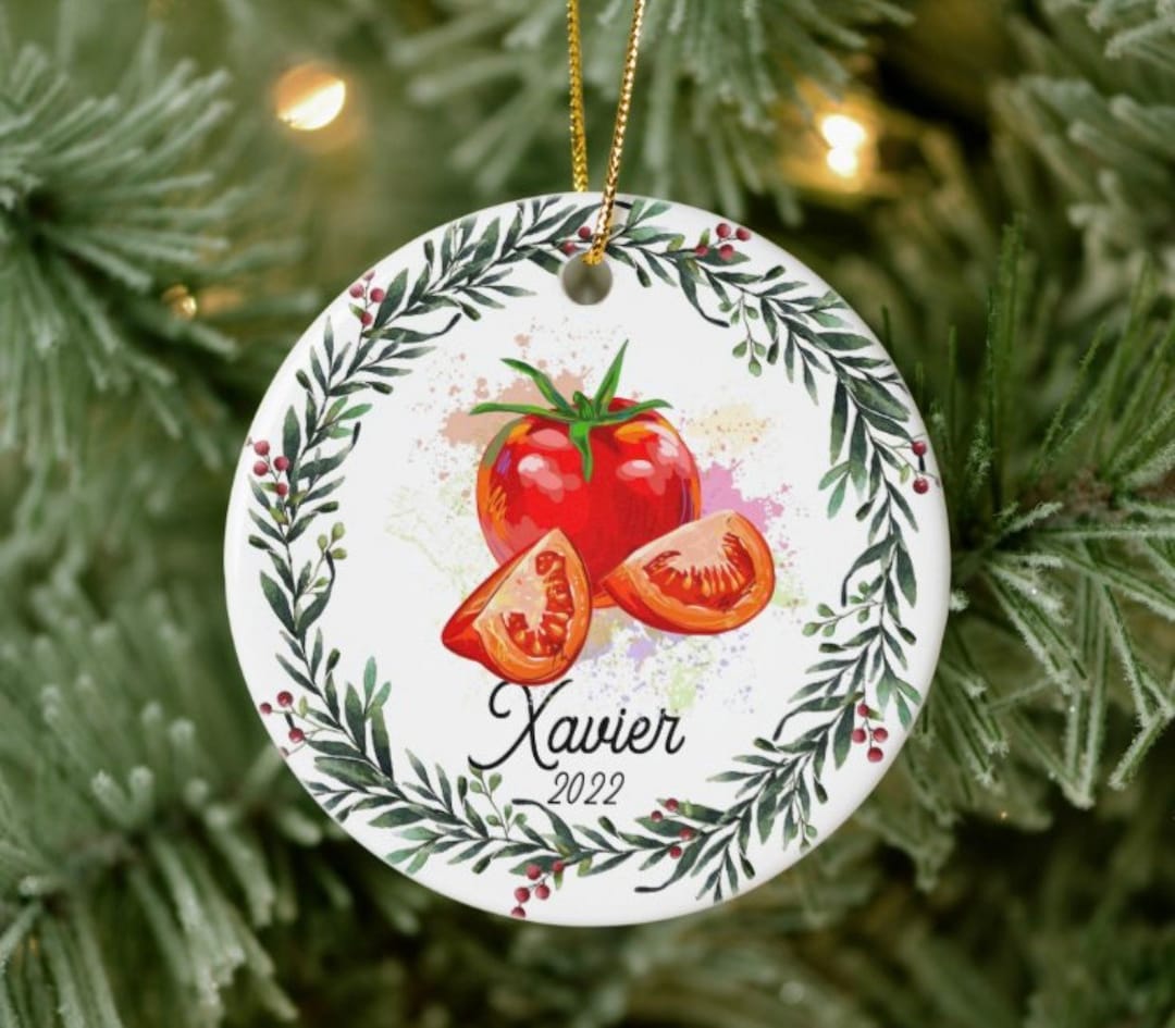 Tomato Christmas Ornament 