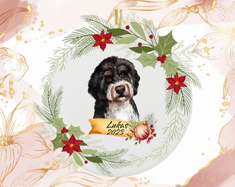 Labradoodle Ornament, Labradoodle Christmas, Labradoodle Owner Gift, Dog Lover Gift, Dog Christmas, rustic wood christmas, labradoodle