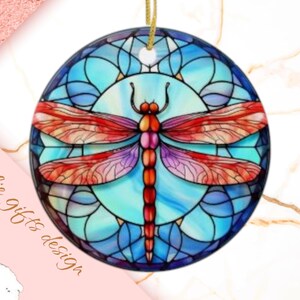 dragonfly  Christmas Ornament, Personalized dragonfly  Ornament, dragonfly  Gift, dragonfly  Christmas Tree Decor,  dragonfly Decoration 419
