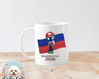 world cup 2026 mug, world cup lover, soccer lover, world cup mug, themed mug, soccer fan, Usa Mexico Canada world cup, Haiti world cup
