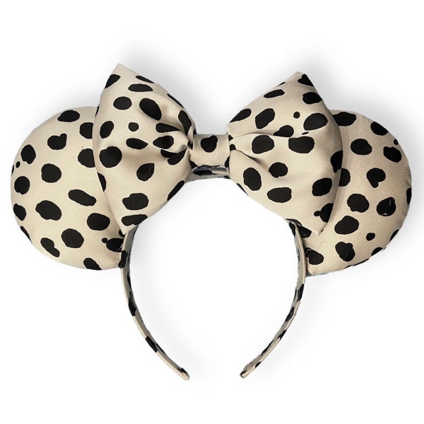 Animal Print Satin Ears