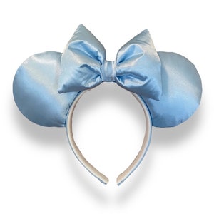 Baby Blue Satin Ears