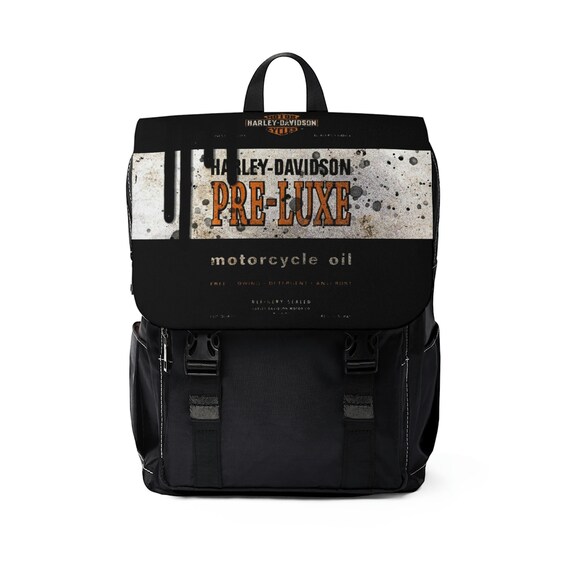 Motorcycle backpack harley top