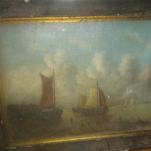 Antique boat painting Mr big