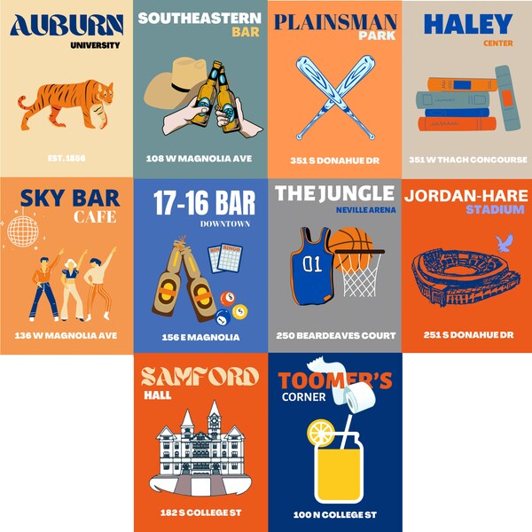 Auburn Wall Decor Etsy