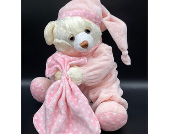 12" Aurora Pink Teddy Bear Personalized Stuffed Animal 